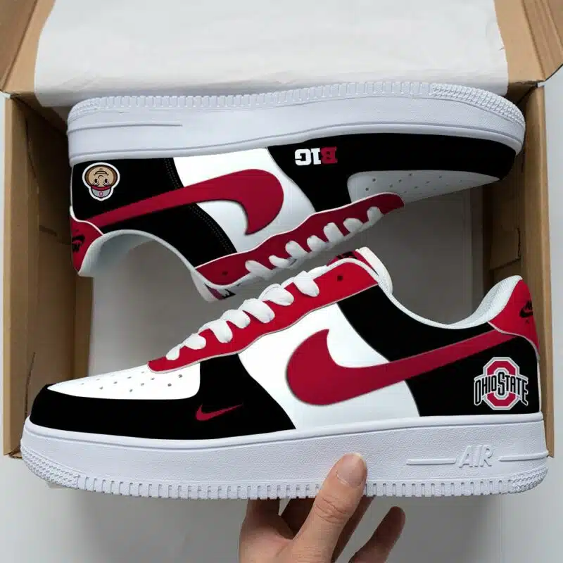 Ohio State Buckeyes NCAA Air Force Sneakers For Men Women