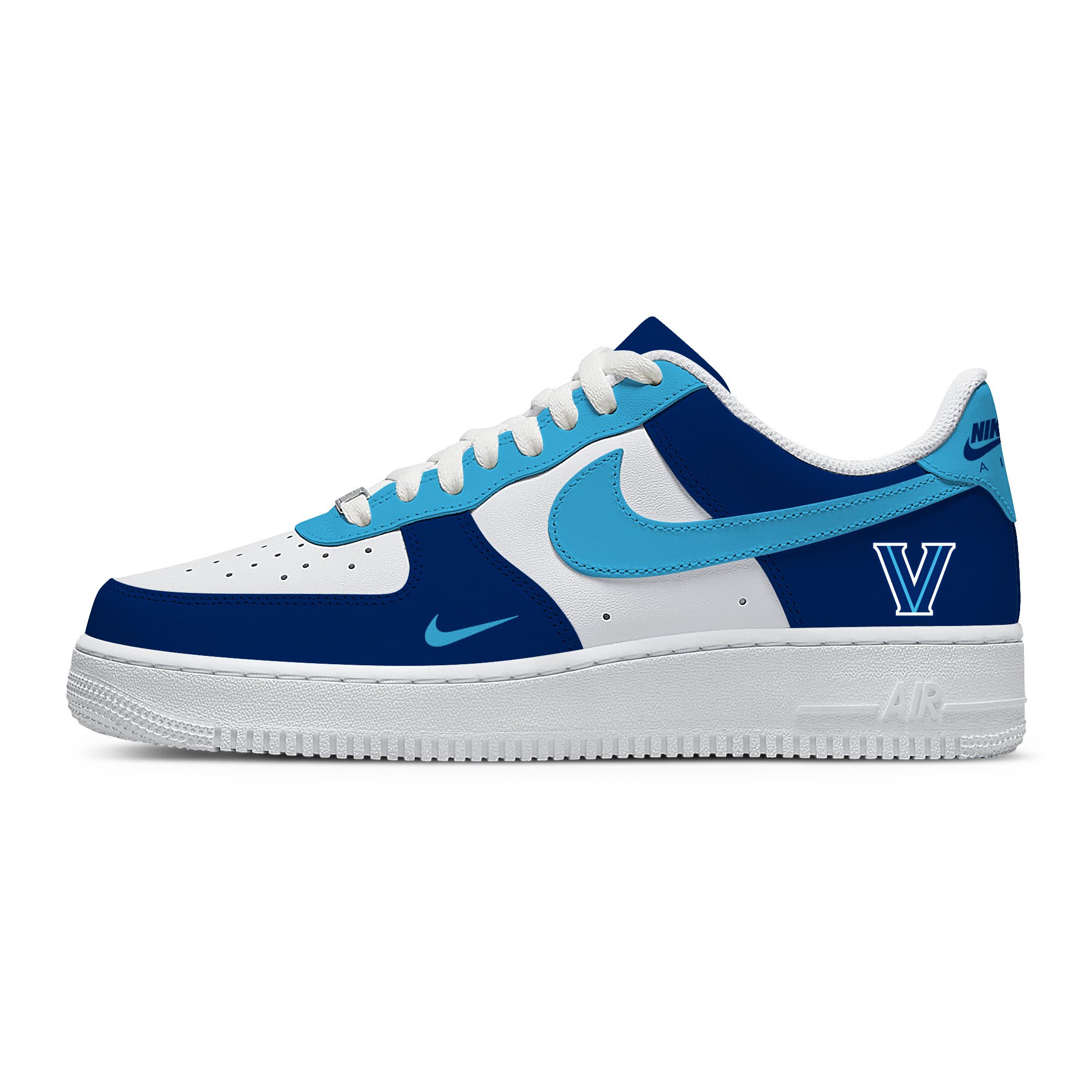 NCAA Villanova Wildcats AF1 Stylish Casual Sneakers For Men Women For Fan