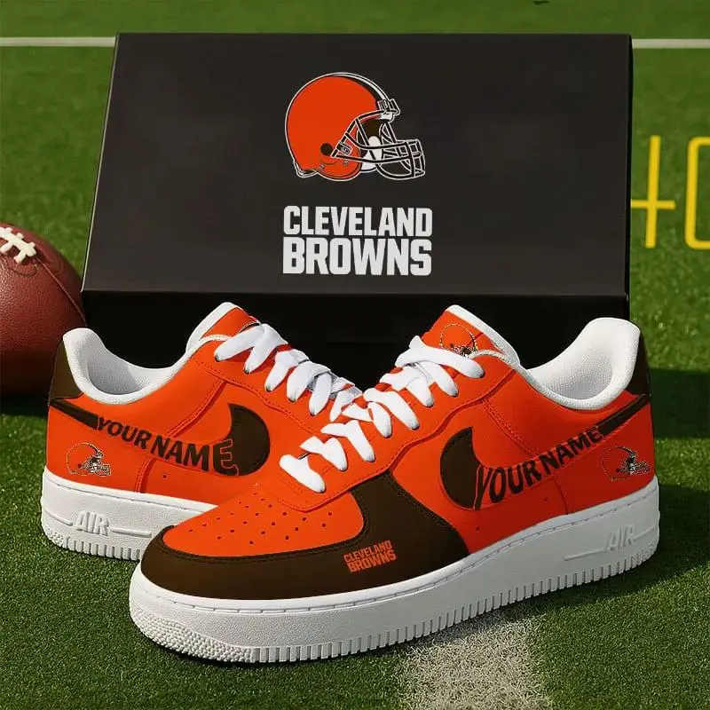Cleveland Browns New Personalized AF1 Sneakers 2025 For Women Men