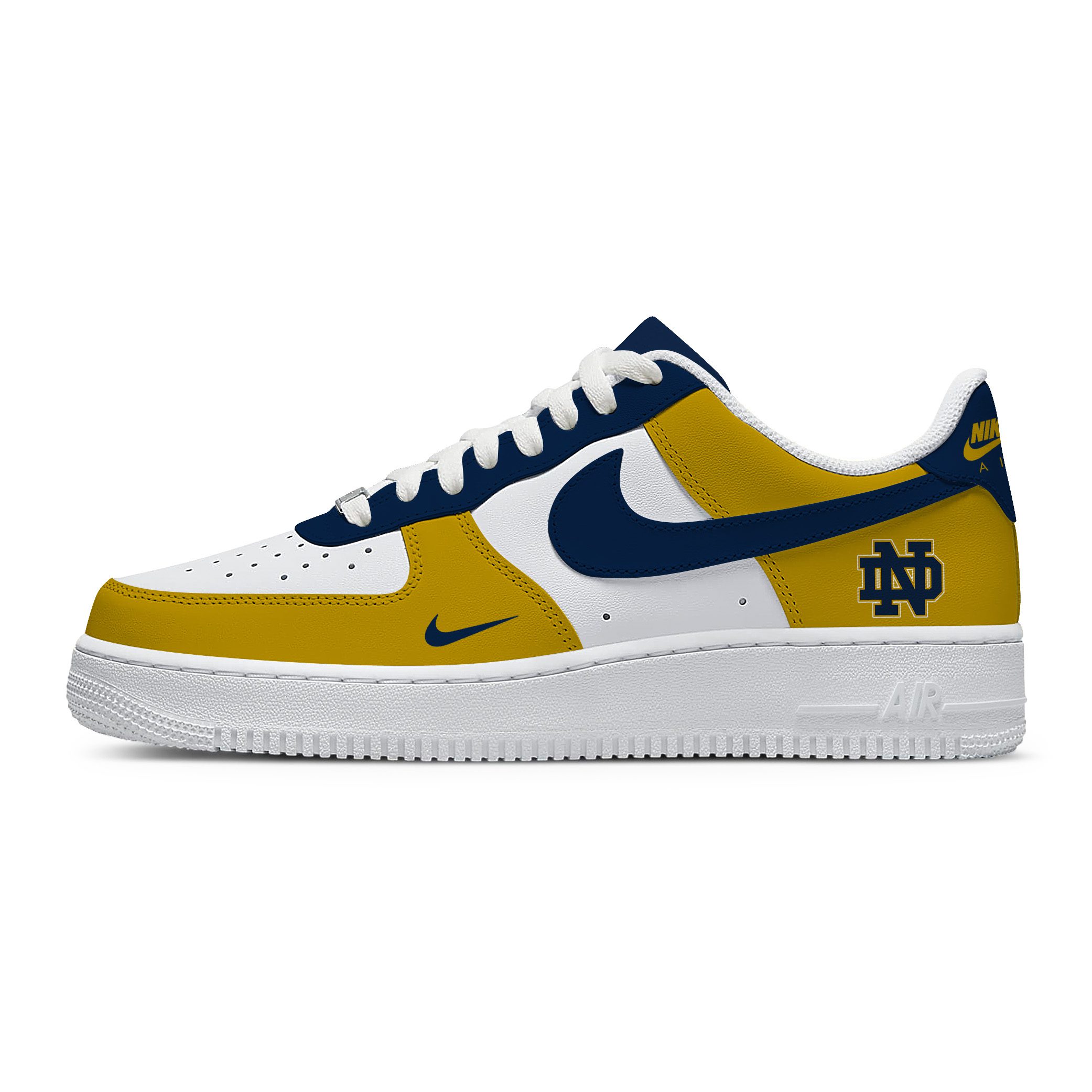 NCAA Notre Dame Fighting Irish AF1 Stylish Casual Sneakers For Men Women For Fan
