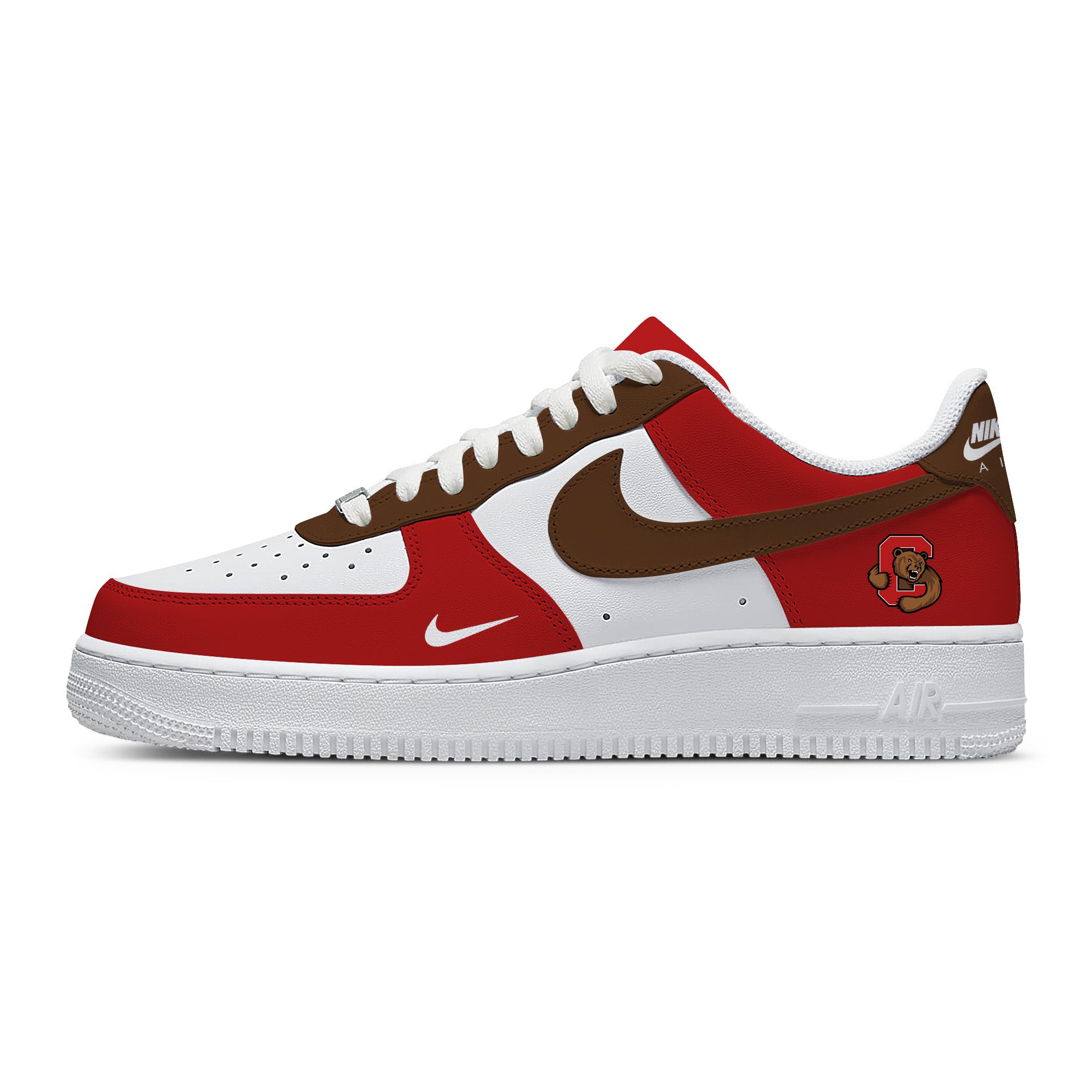 NCAA Cornell Big Red AF1 Stylish Casual Sneakers For Men Women For Fan
