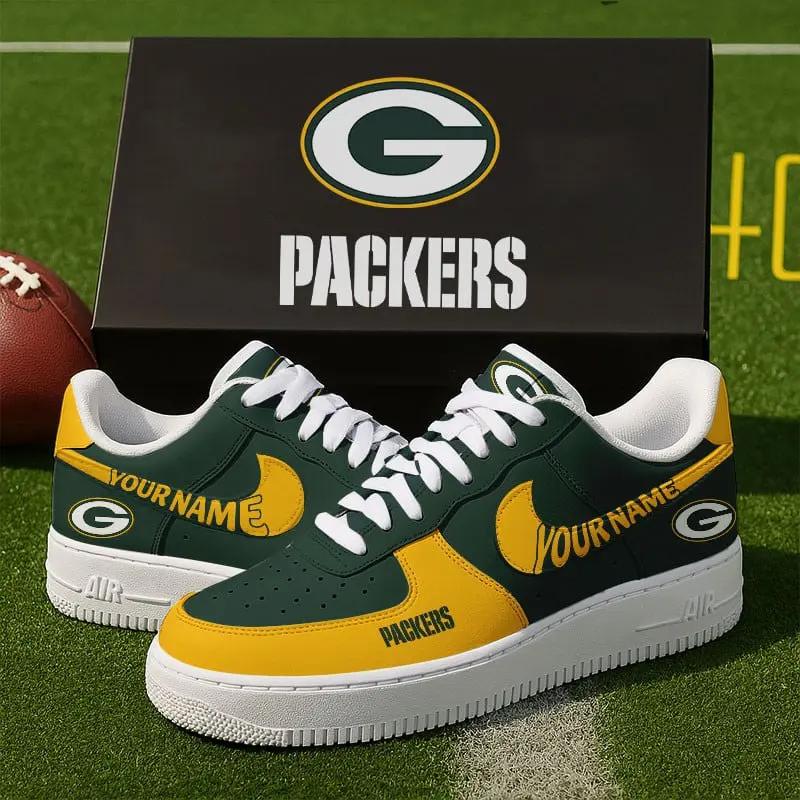 Green Bay Packers New Personalized AF1 Sneakers 2025 For Women Men