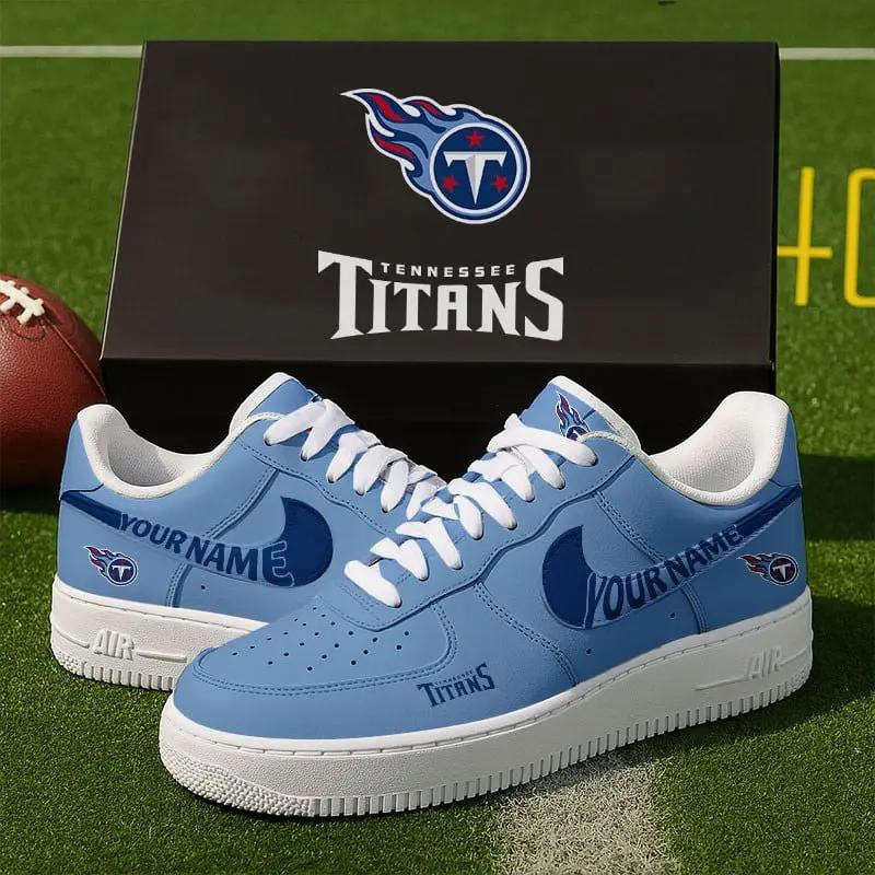 Tennessee Titans New Personalized AF1 Sneakers 2025 For Women Men