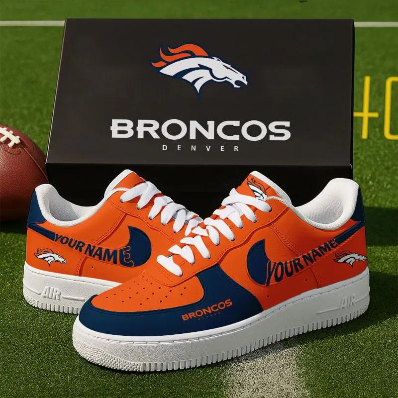 Denver Broncos New Personalized AF1 Sneakers 2025 For Women Men