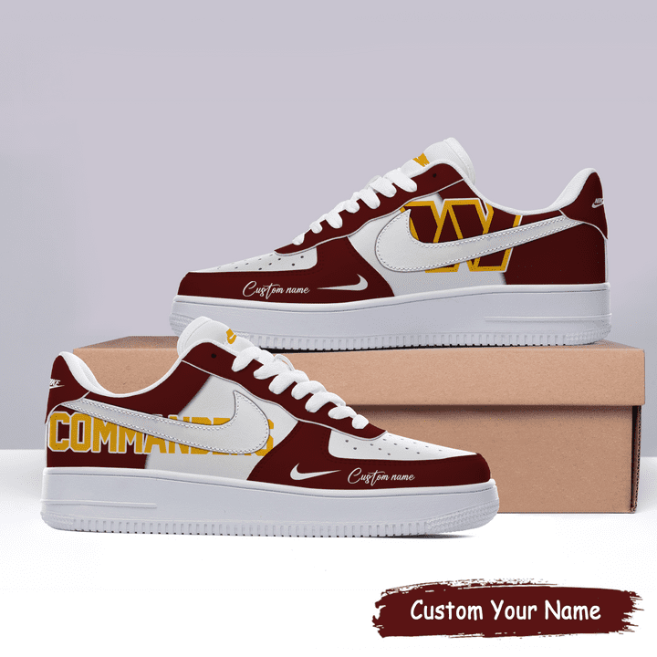 Washington Commanders Air Force 1 Sneakers Custom Name Affordable Shoes Online
