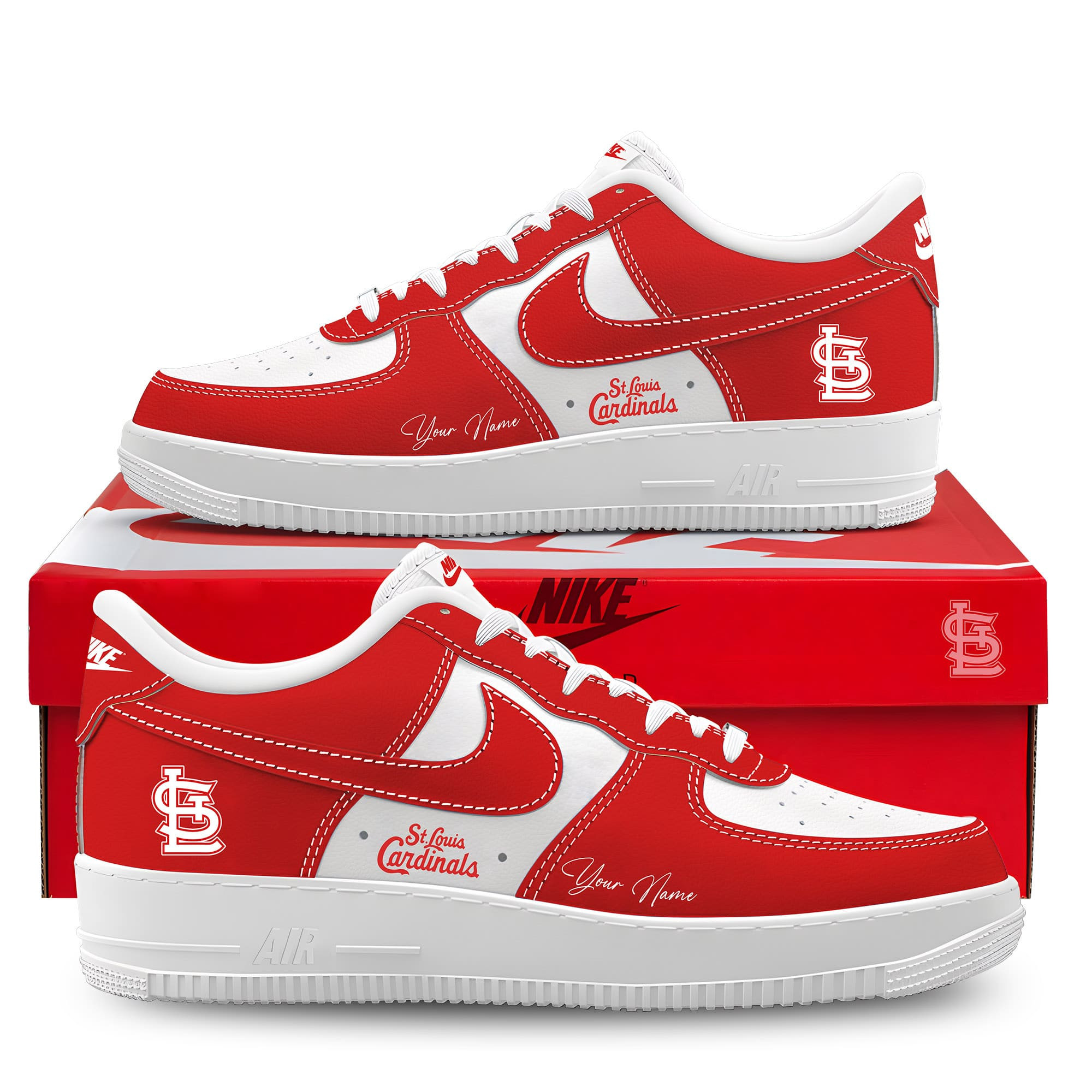 St. Louis Cardinals Customized New AF1 Sneakers Best Running Shoes 2025 For Fans