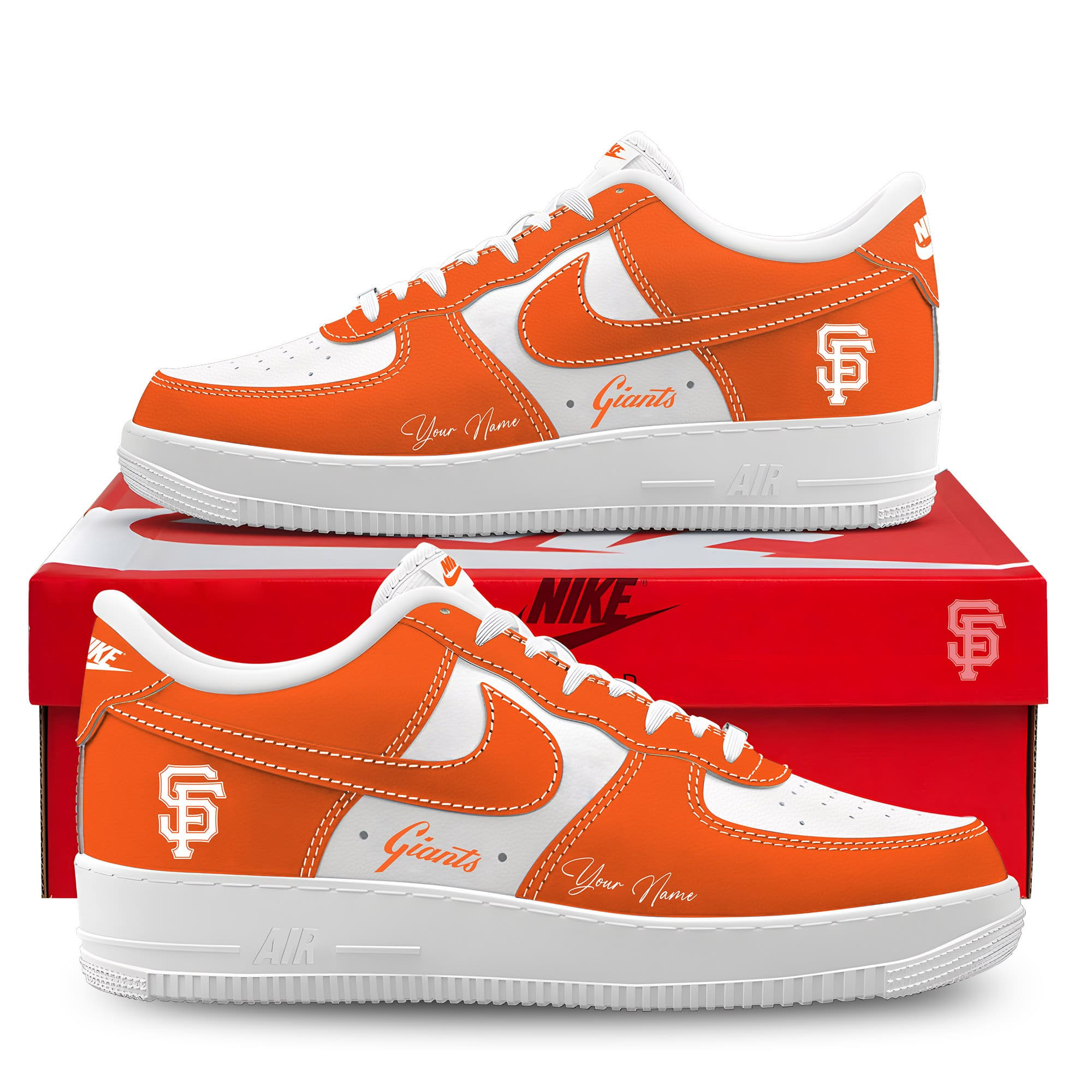 San Francisco Giants Customized New AF1 Sneakers Best Running Shoes 2025 For Fans