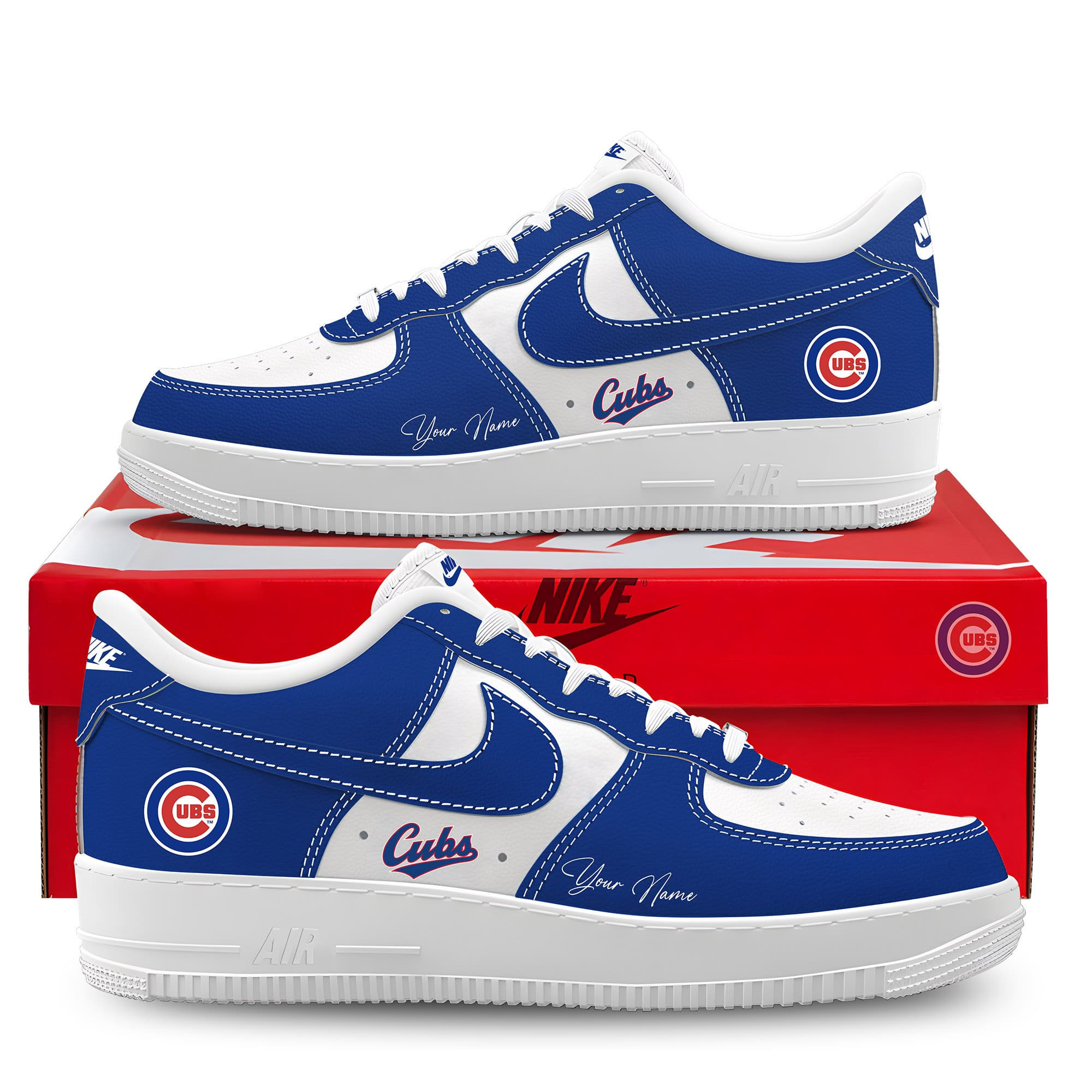 Chicago Cubs Customized New AF1 Sneakers Best Running Shoes 2025 For Fans