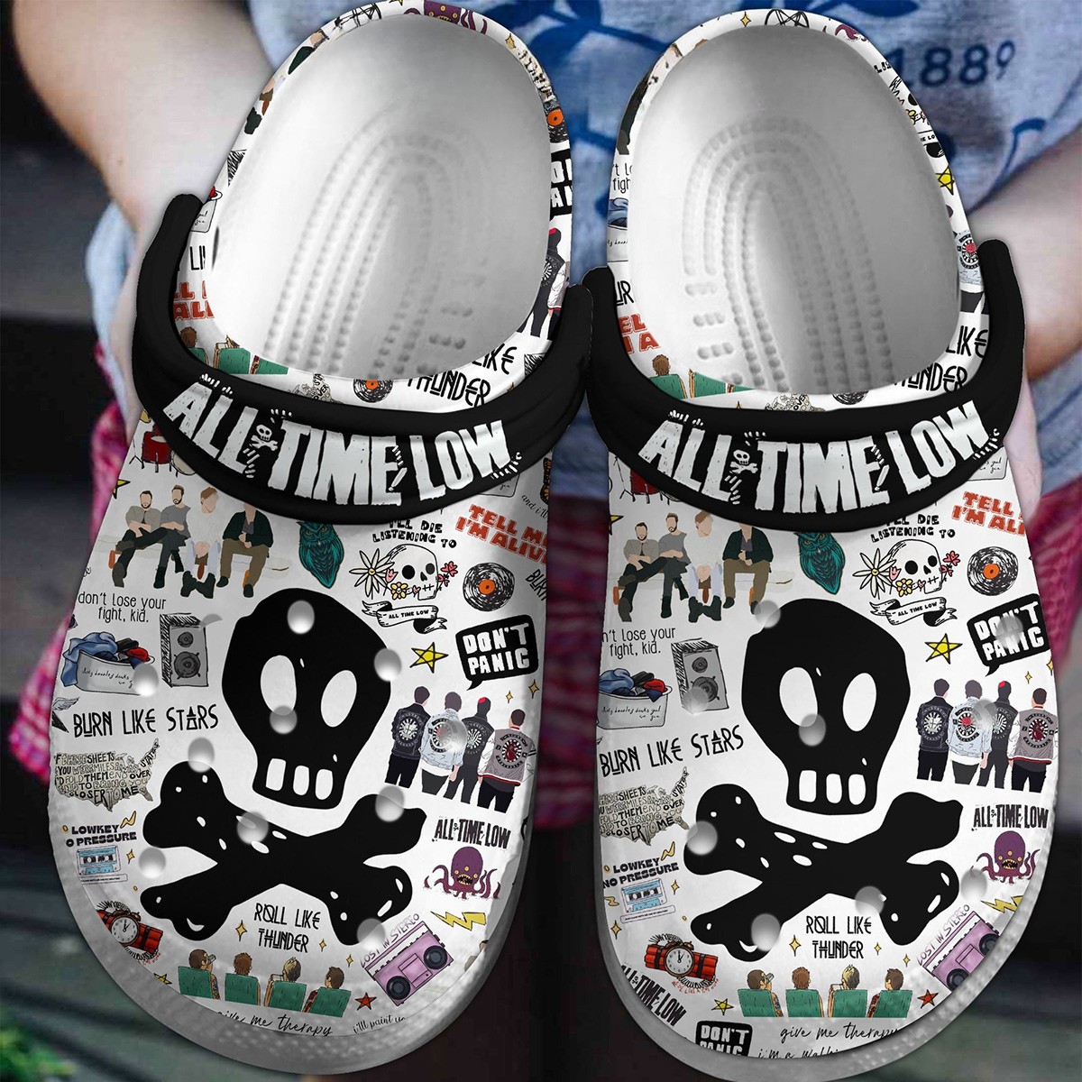 All Time Low Music Crocs Clogs Fashionable For Men Ans Women 