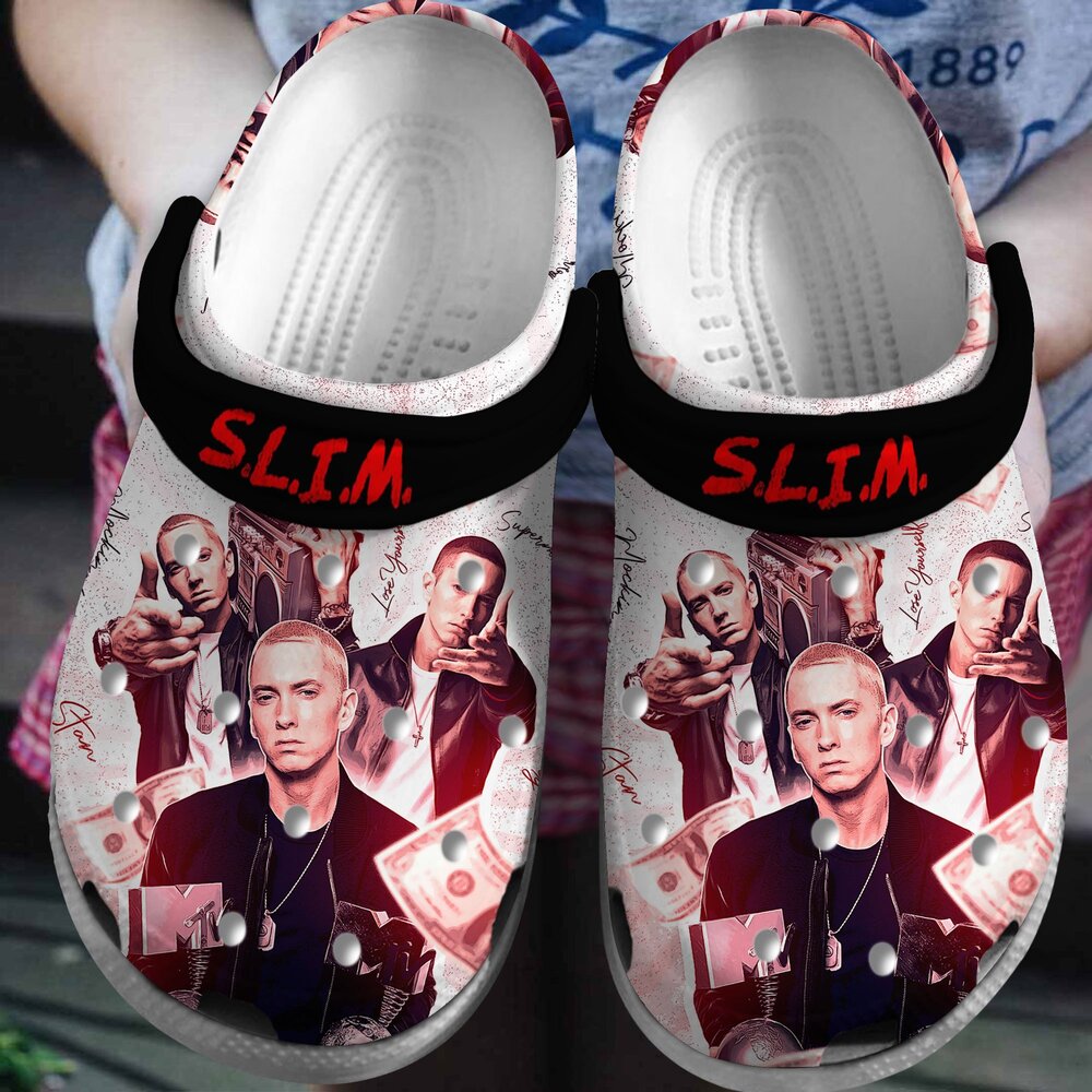 Amazing S.L.I.M. Eminem Rapper Music Artist Clog For Kids And Adults