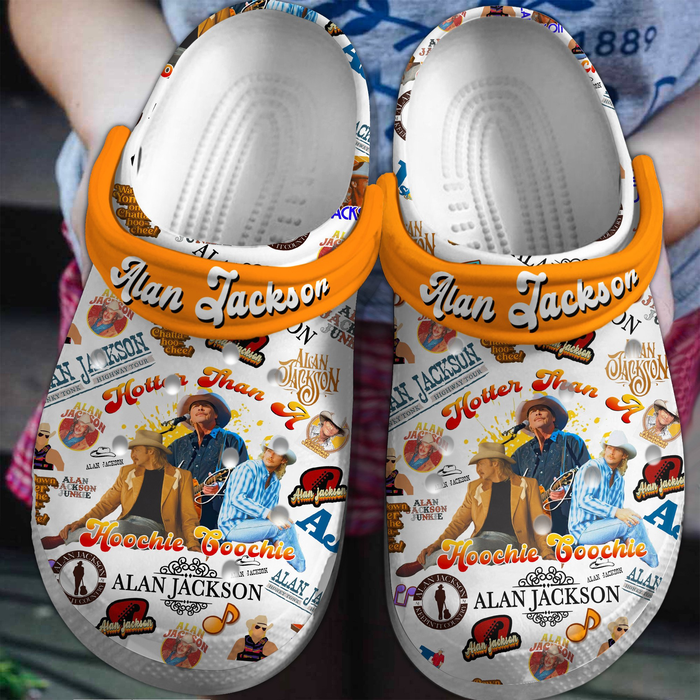 Alan Jackson Music Crocs Clogs Amazing Comfortable Shoes For Kids And Adults