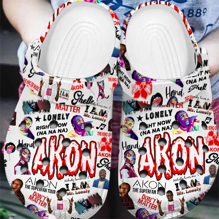 Akon Music Comfortable Crocs Clogs High-Quality Eva Sole
