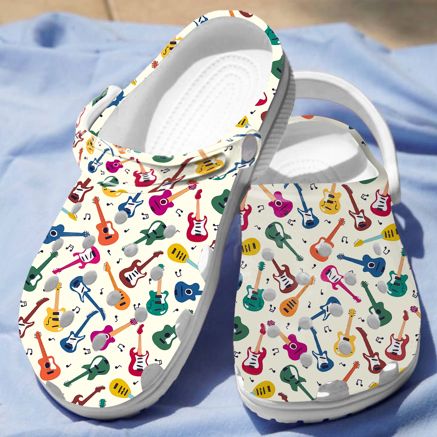 Acoustic And Electric Guitars Crocs Clogs