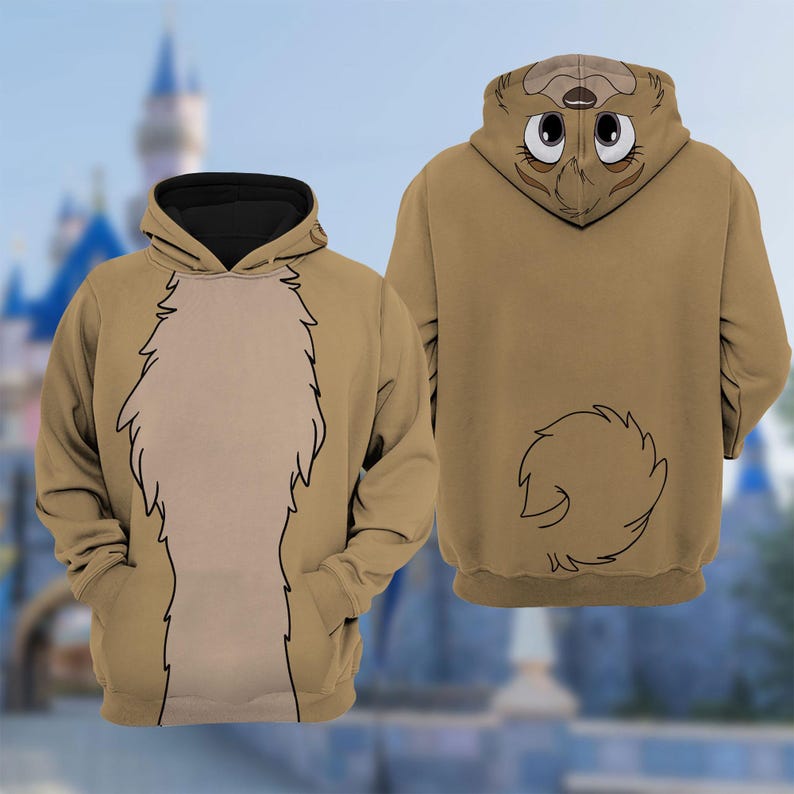 Angel Dog Cosplay Costume Hoodie Disney Angel Dog 3D 