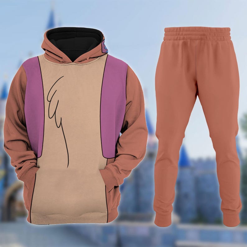 Abu Cartoon Cosplay Costume Hoodie Disney Abu Monkey 3D