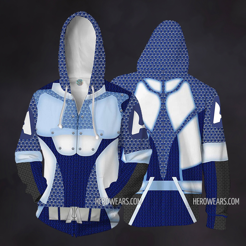 A Train Cosplay Costume Zip Up Hoodie