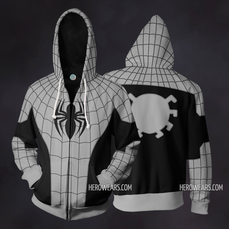 Armored Spider Man Cosplay Costume Hoodie