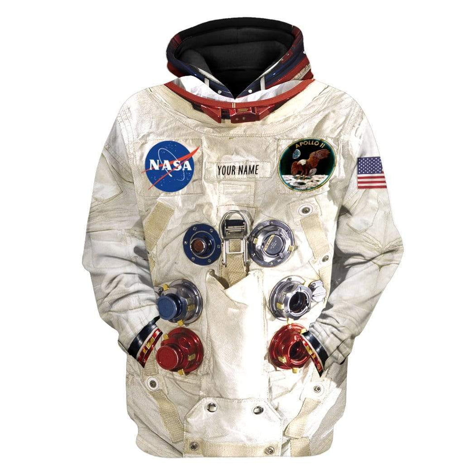 [50th Anniversary]Custom Name Armstrong Spacesuit Hoodie Apparel