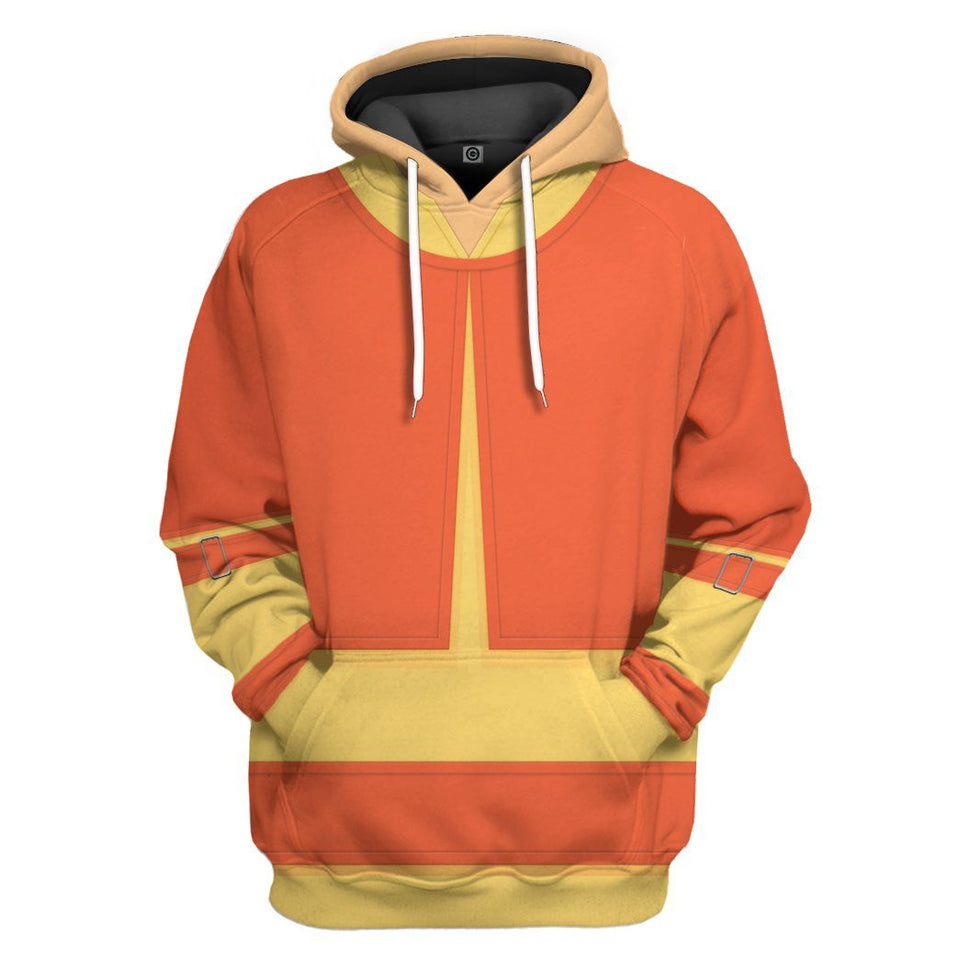 Aang Avatar The Last Airbender Cosplay Costume Hoodie Apparel