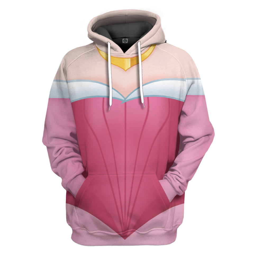Aurora Princess Cosplay Costume Hoodie Apparel