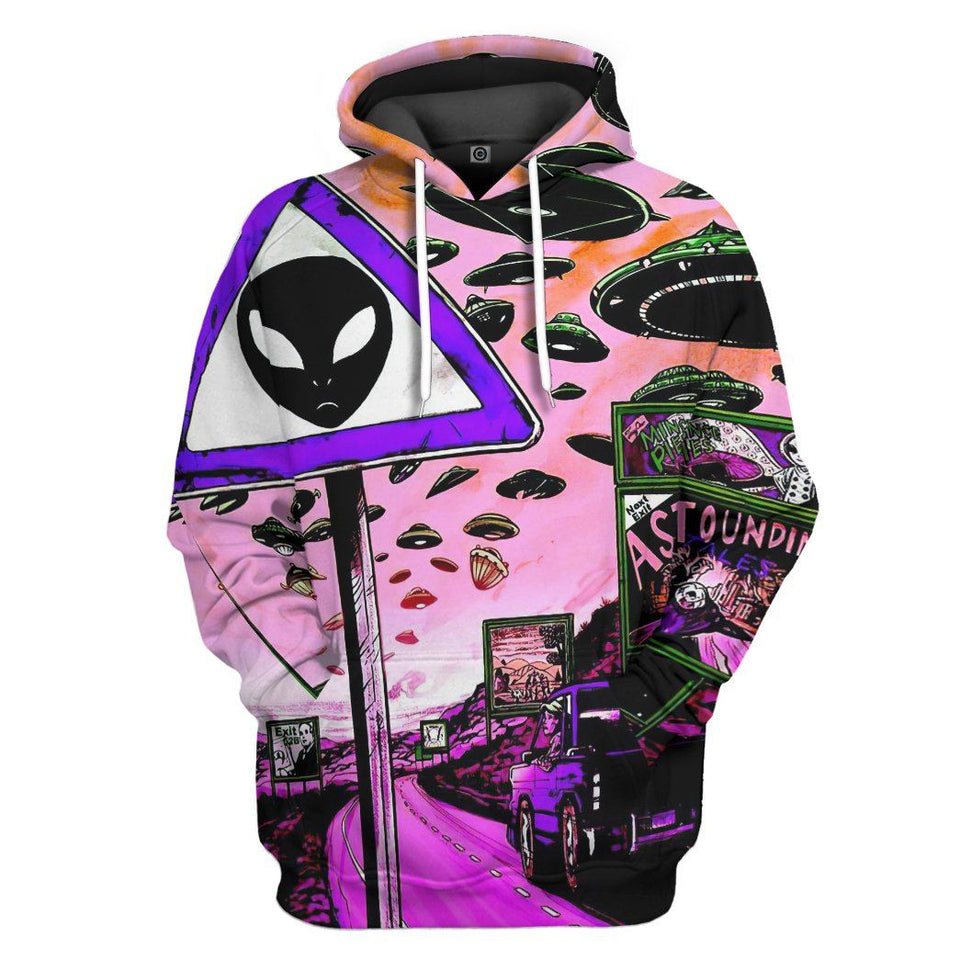Aliens Are Coming To Earth Cosplay Costume Hoodie Apparel