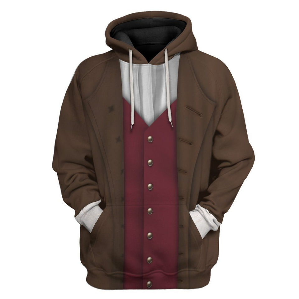 Ancient Costume Thomas Jefferson Cosplay Costume Hoodie Apparel