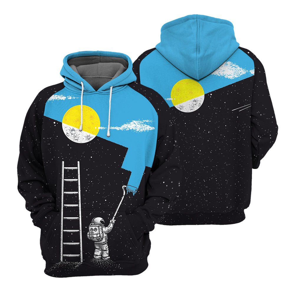Astronaut3D All Over Printed Cosplay Costume Hoodie 