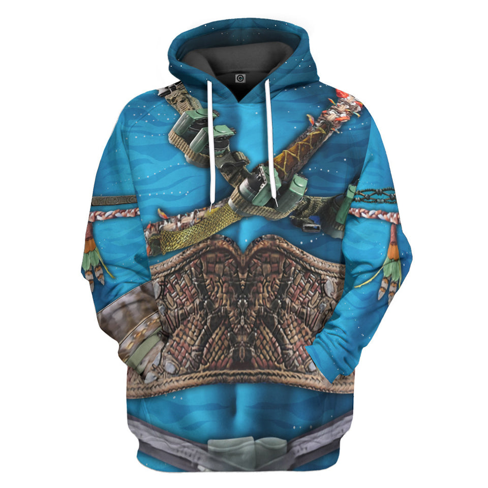 Avatar Jake Sully Cosplay Costume Hoodie Apparel