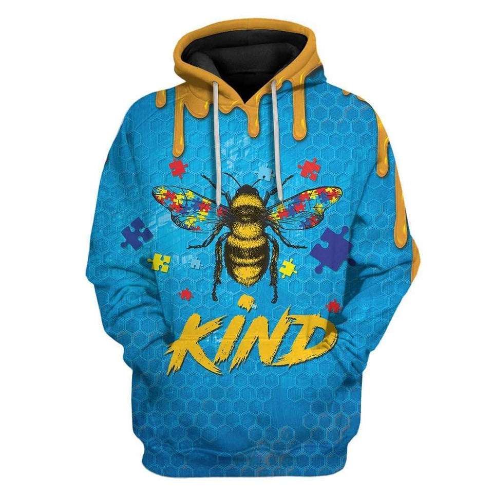 Autism Awareness Bee Kind cosplay Costume Hoodie Apparel