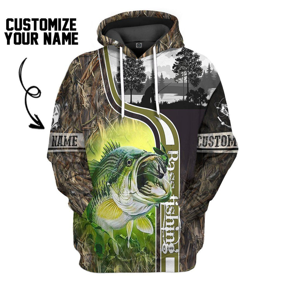 Bass Fishing Custom Name Cosplay Costume Hoodie Apparel