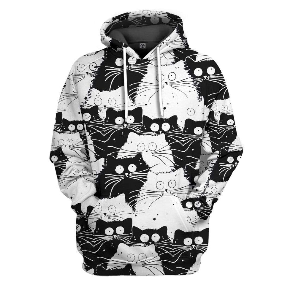Angry Cat Cosplay Costume Hoodie Apparel