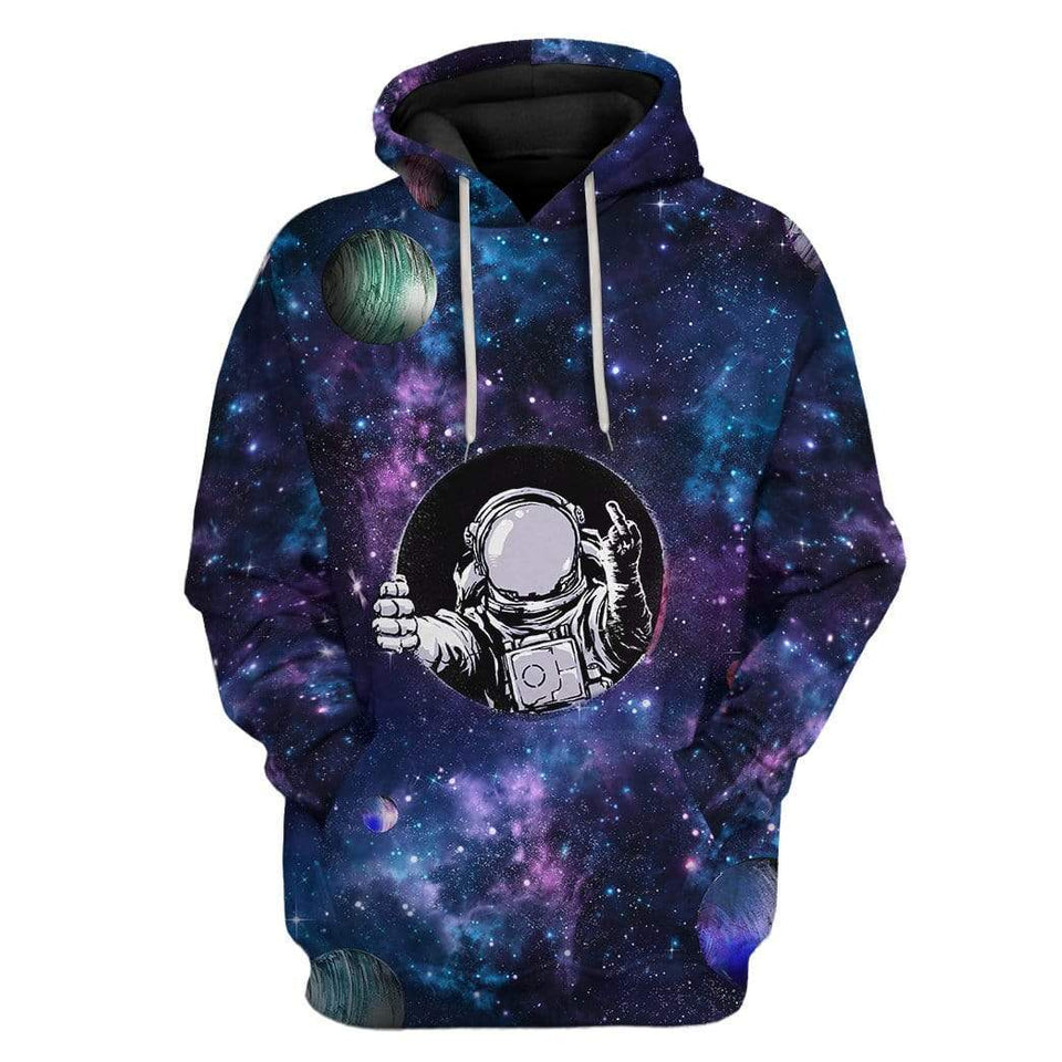 Astronaut Comes Out of Black Hole Cosplay Costume Hoodie Apparel