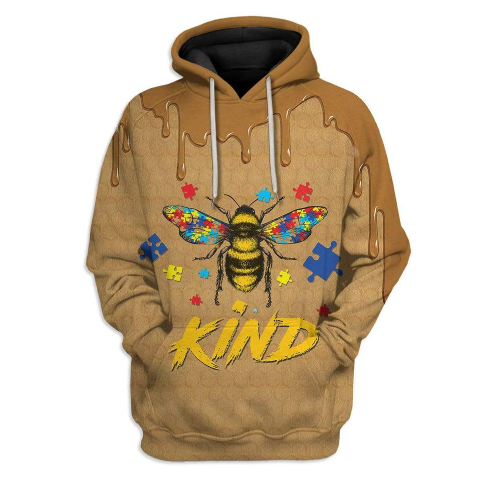Autism Awareness Bee Kind cosplay Costume Hoodie Apparel