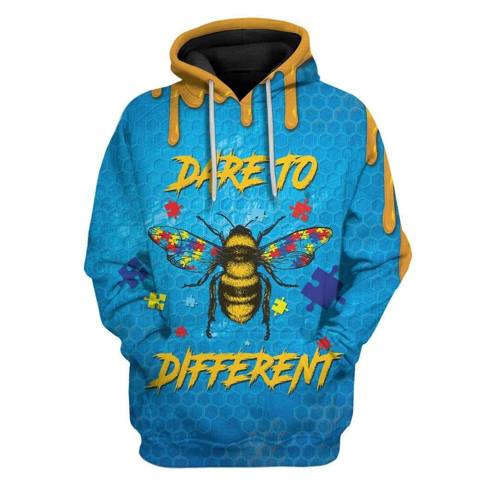 Autism Awareness Bee Different cosplay Costume Hoodie Apparel