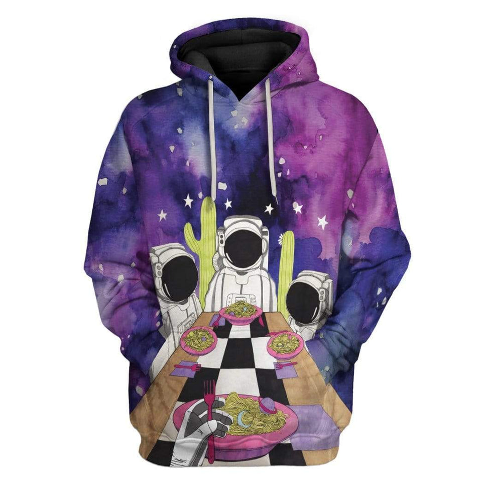 Astronaut Family Dinner cosplay Costume Hoodie Apparel