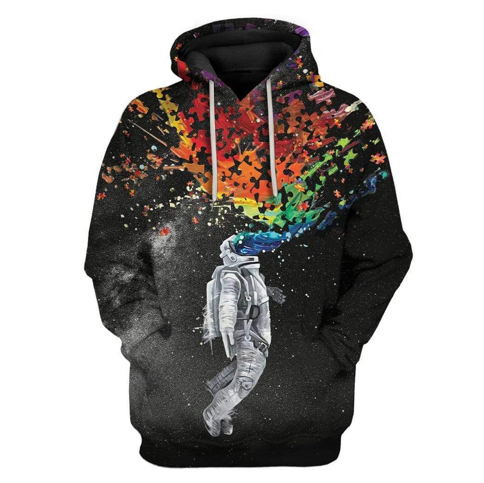 Autism Astronaut cosplay Costume Hoodie Apparel