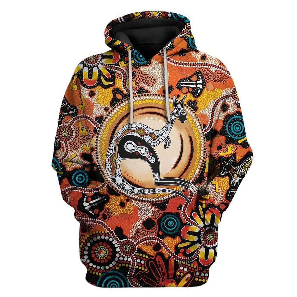 Aboriginal Kangaroo cosplay Costume Hoodie Apparel