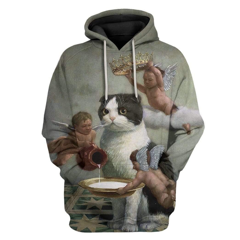 Angel Cat cosplay Costume Hoodie Apparel