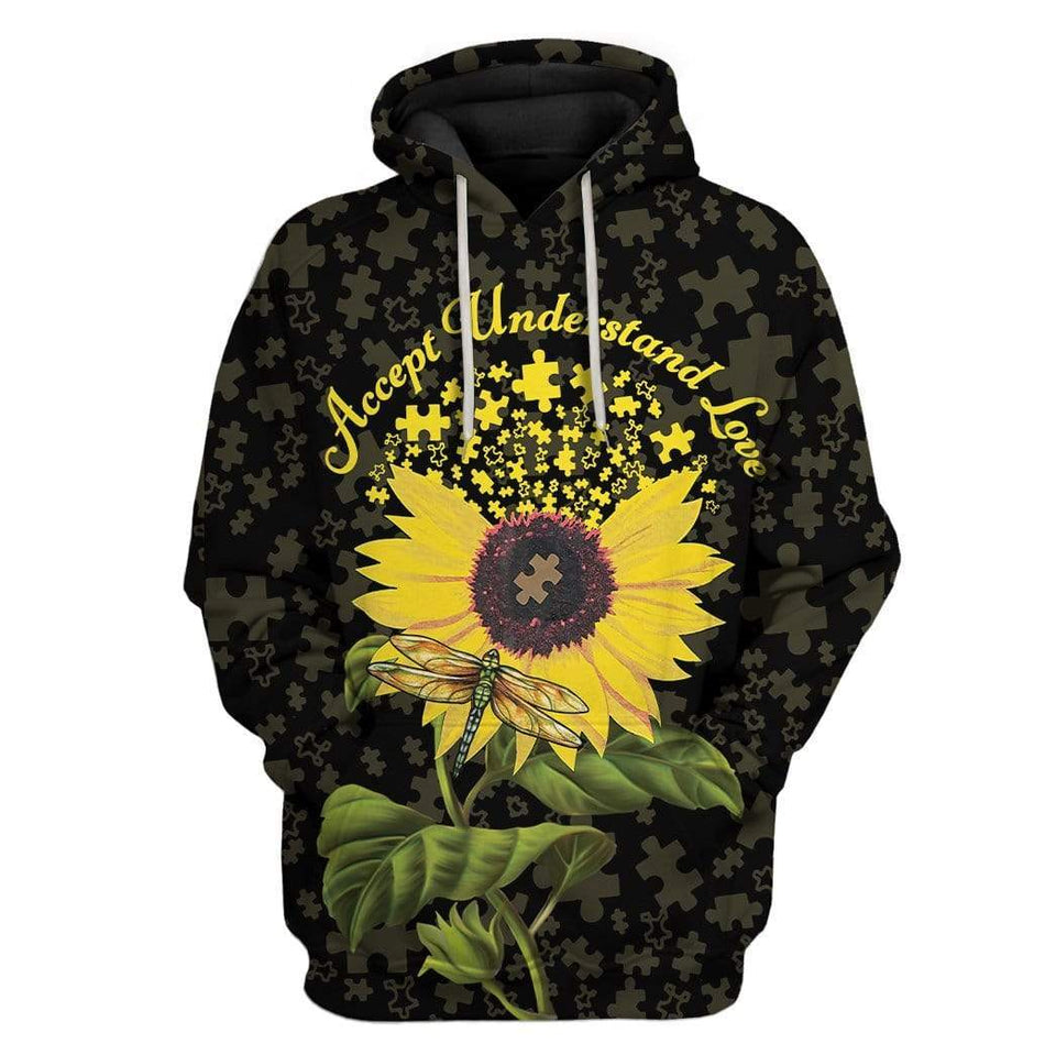 Accept Understand Love cosplay Costume Hoodie Apparel
