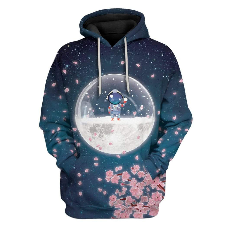 Astronaut On Winter Moon cosplay Costume Hoodie Apparel