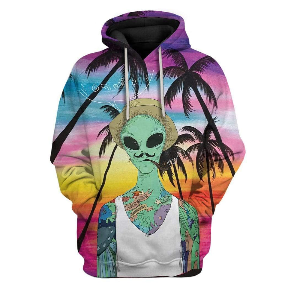 Alien Smoking cosplay Costume Hoodie Apparel