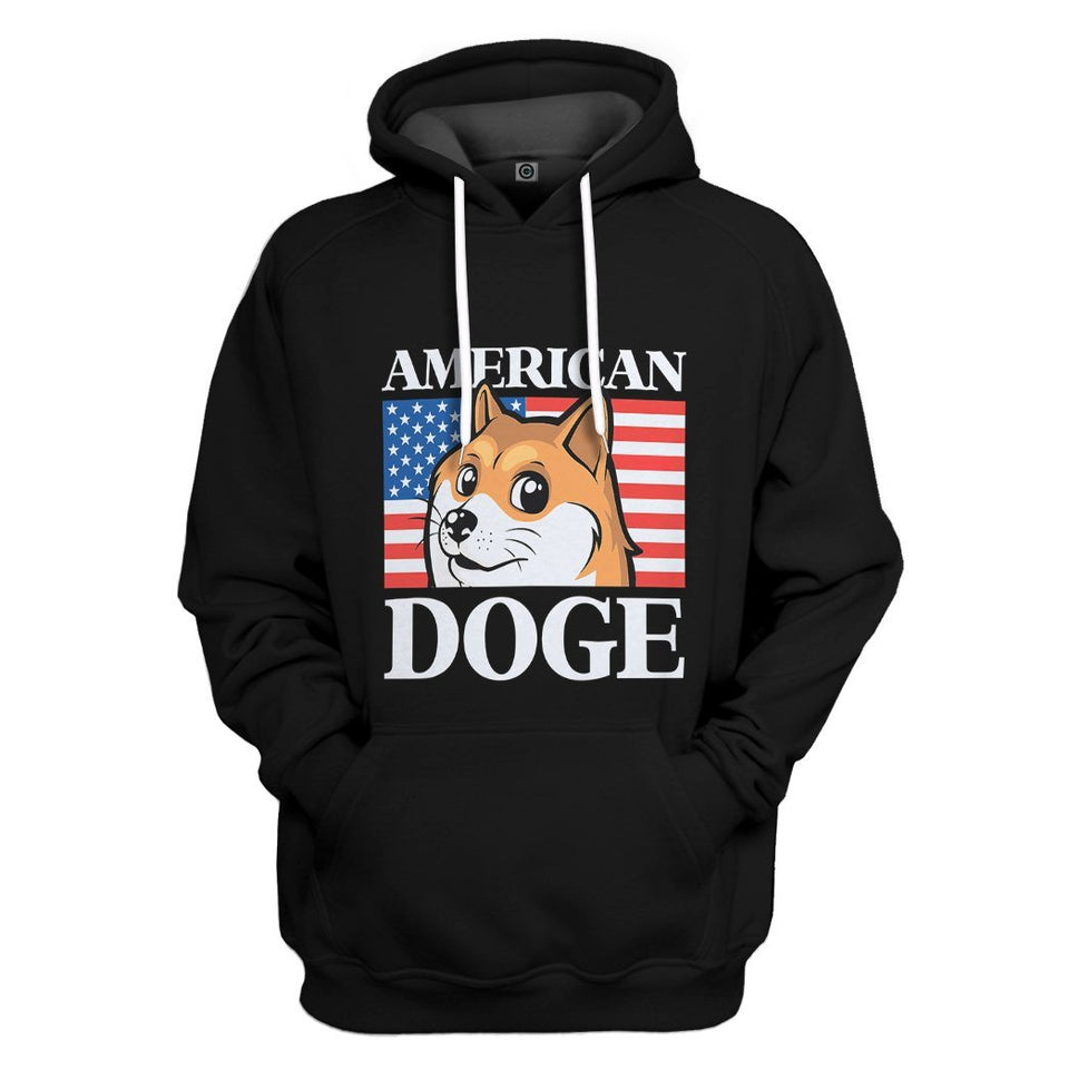 American Doge Cosplay Costume Hoodie Apparel