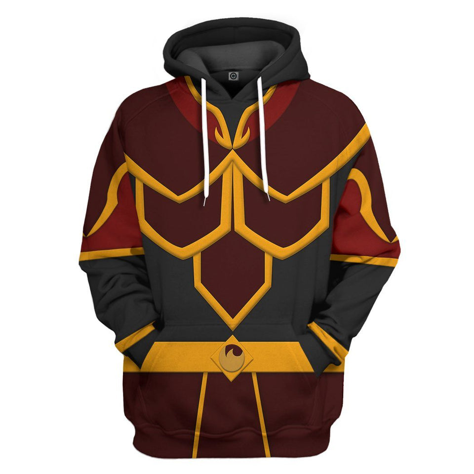 Azula The Last Airbender Cosplay Costume Hoodie Apparel