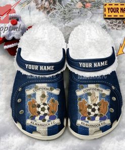 Kilmarnock F.C Custom Name Fleece Crocs Clogs