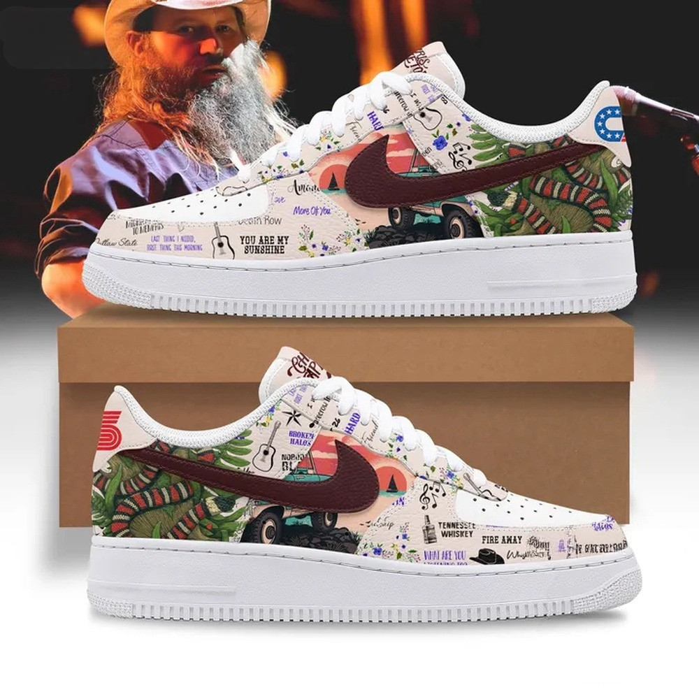 Chris Stapleton Music Air Force 1 Shoes Sneaker Cool Gifts For Music Lovers