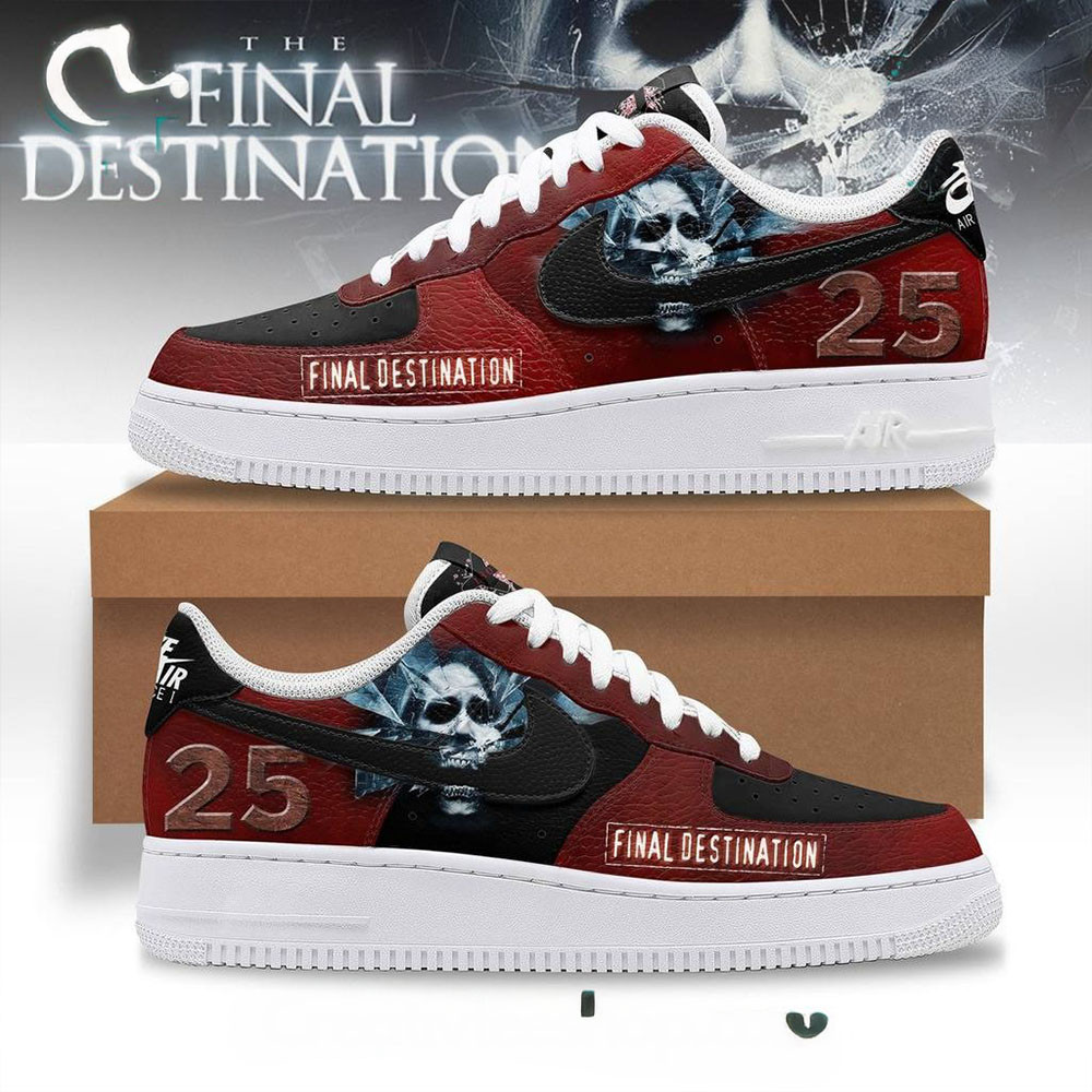 The Final Destination Movie Special Air Force 1 Sneaker Best Scary Film Merch