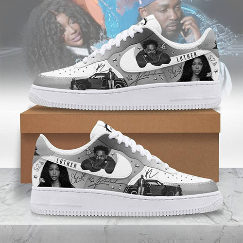 Kendrick Lamar Luther Special Air Force 1 Sneaker Gifts For Music Fans