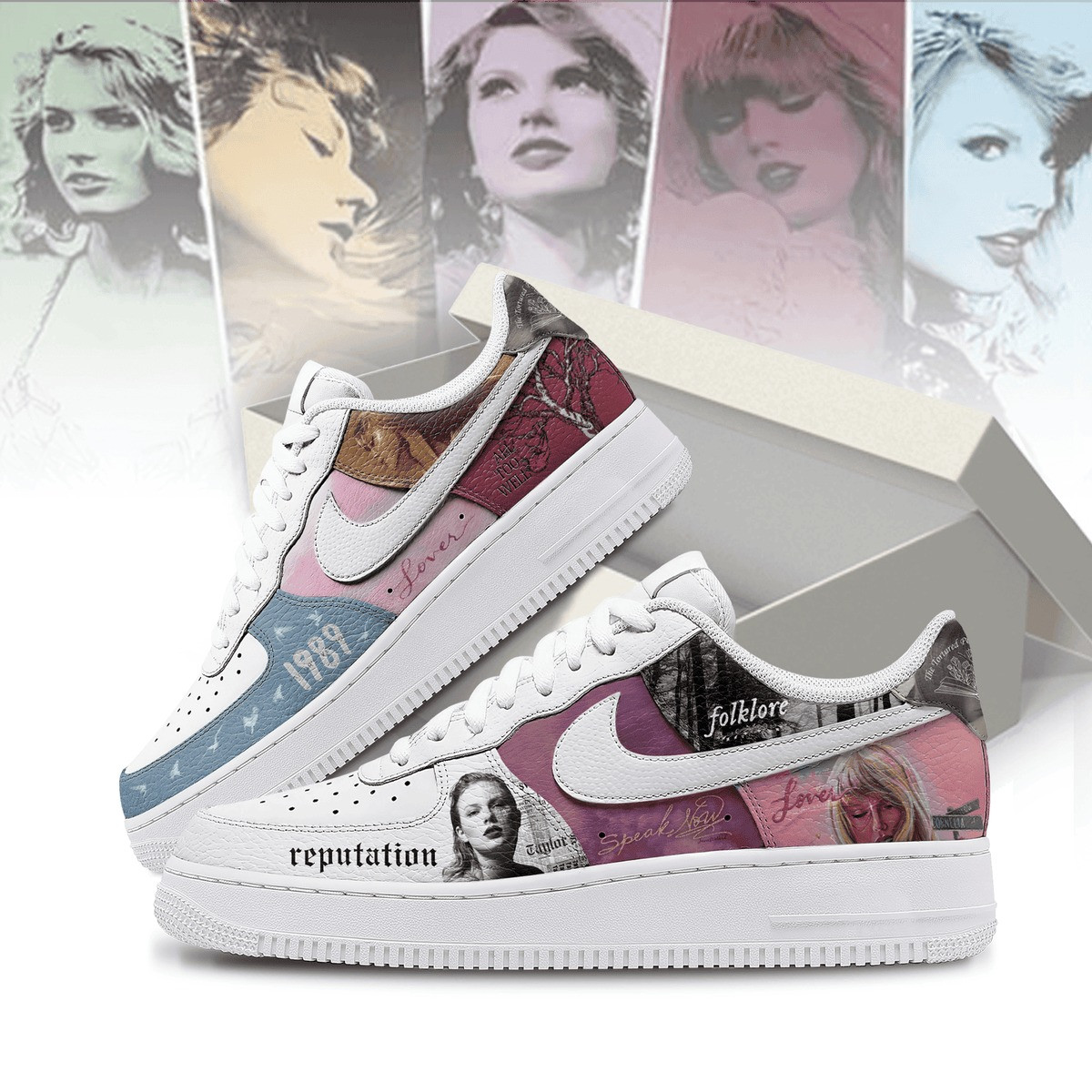 Taylor Swift Eras Tour Air Force 1 Sneaker Gifts For Swifties