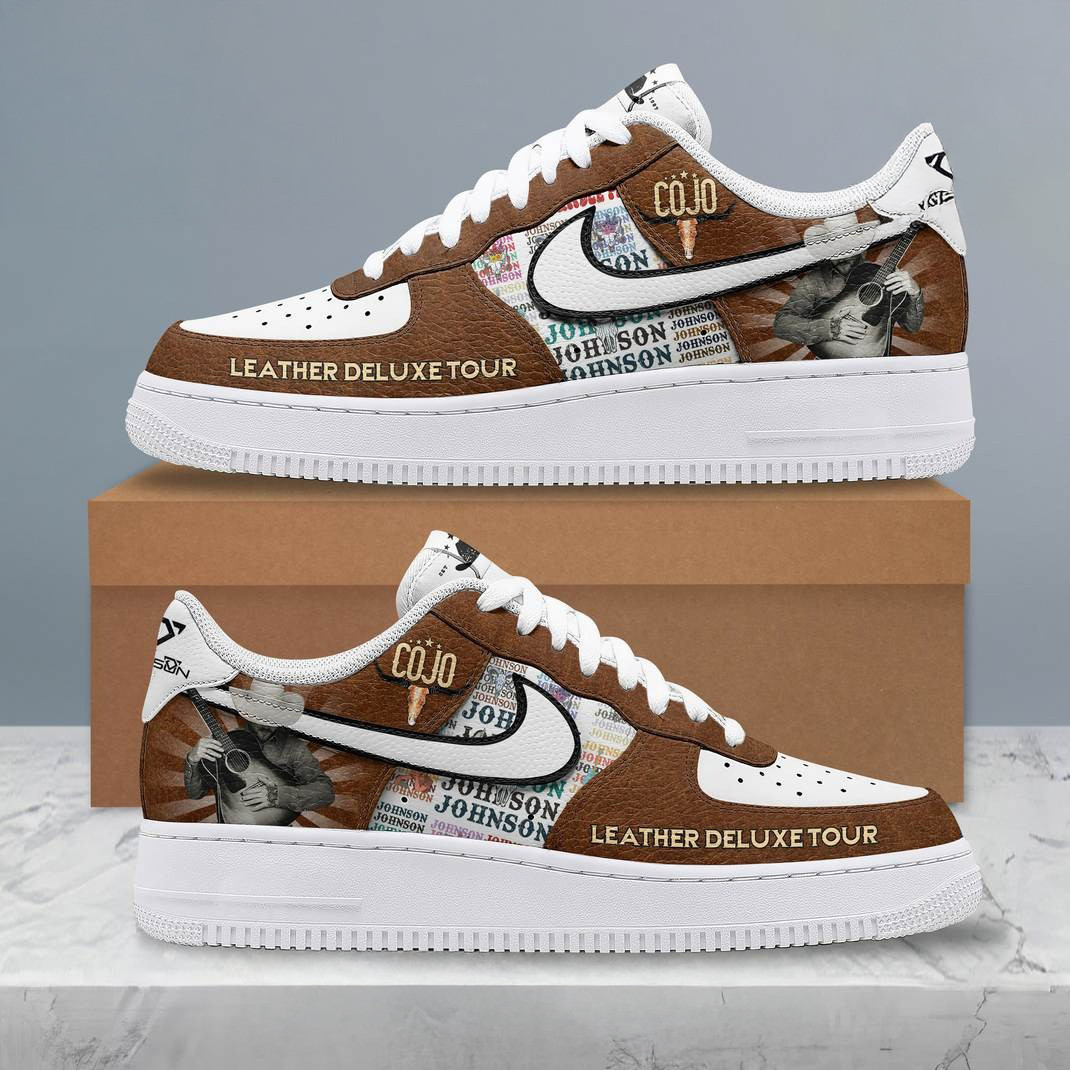 Cody Johnson Leather Deluxe Tour Special Air Force 1 Music Fans Gifts