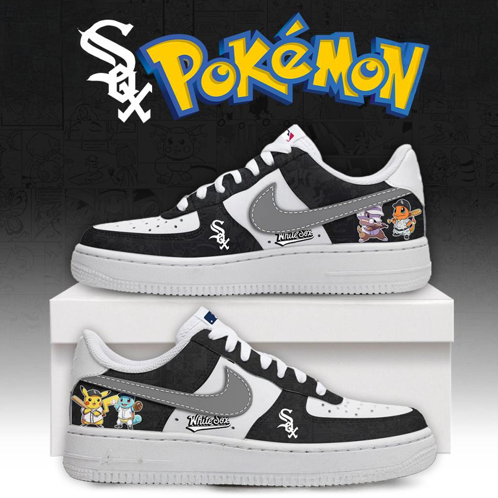 Chicago White Sox X Pokemon Go Special Edition Air Force 1 Best Gifts For Baseball Fans